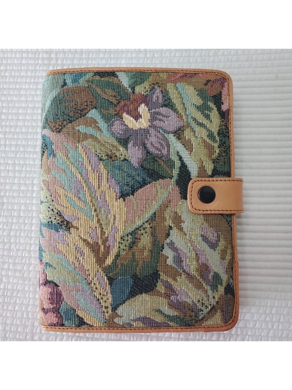 Design House Daily Planner Tapestry Vintage 90s Floral 6 Ring Never Used 7.5x6